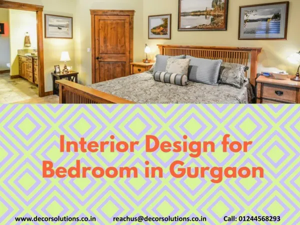 Interior Design for Bedroom in Gurgaon