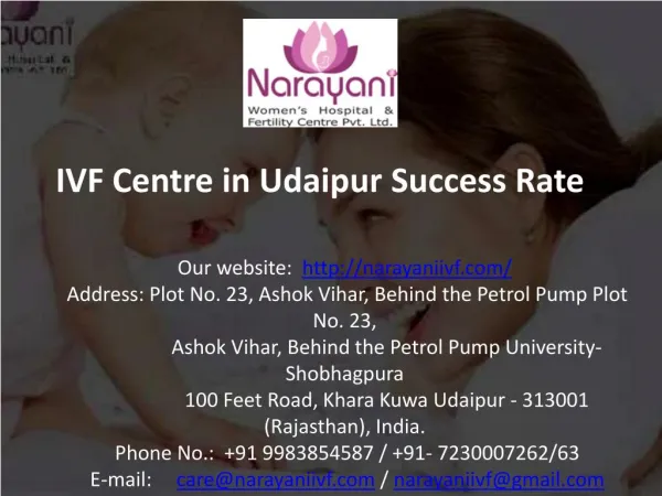 IVF Centre in Udaipur Success Rate