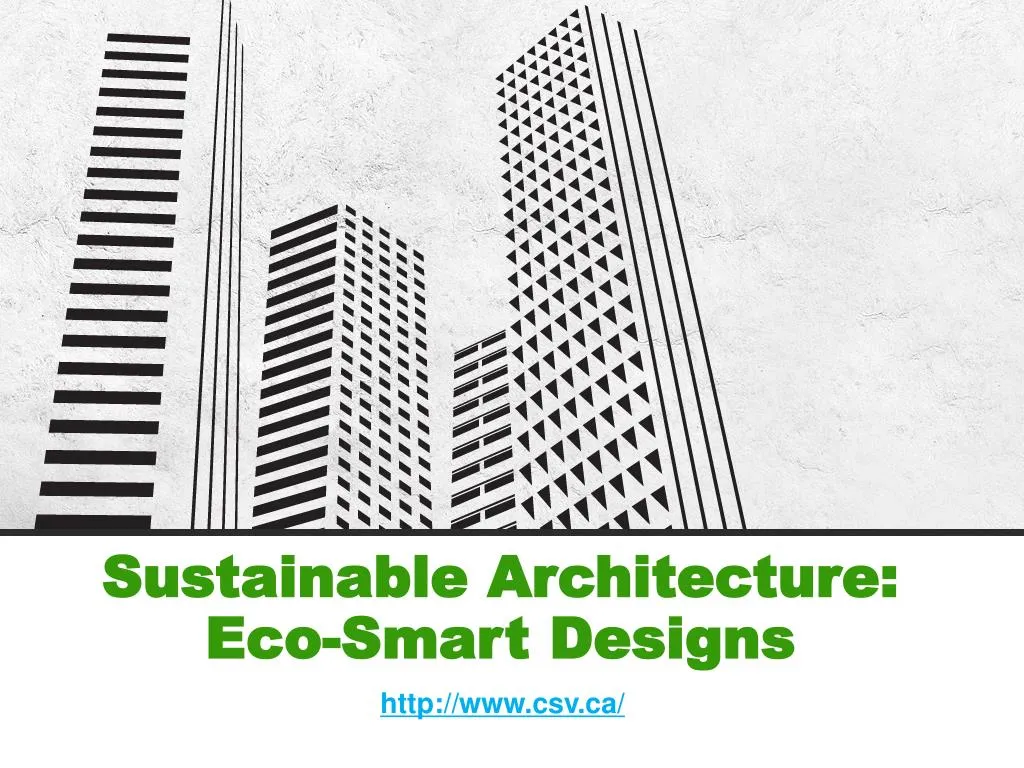 sustainable architecture eco smart designs