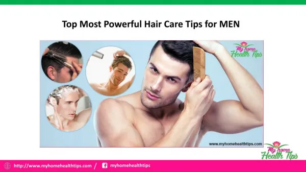 Top Most Expert Hair Care Tips for MEN