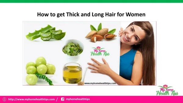 how to get thick and long hair for women