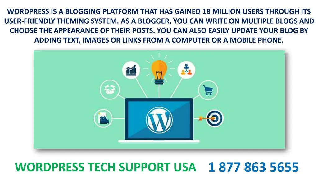 wordpress is a blogging platform that has gained