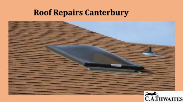 Roof Repairs Canterbury