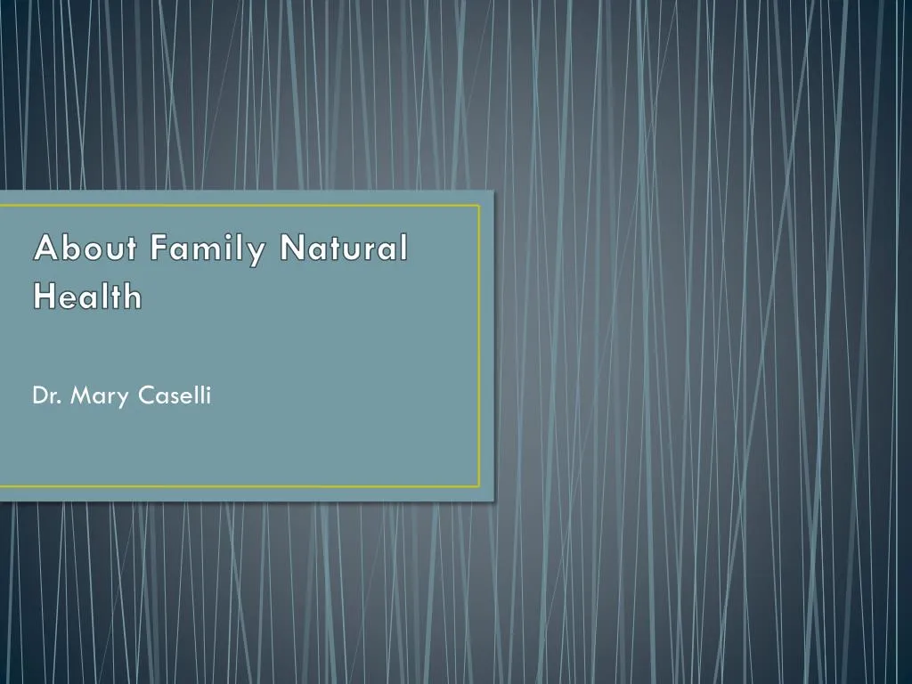 about family natural health