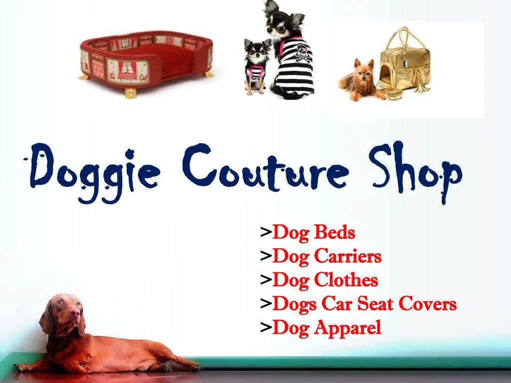 doggie couture shop