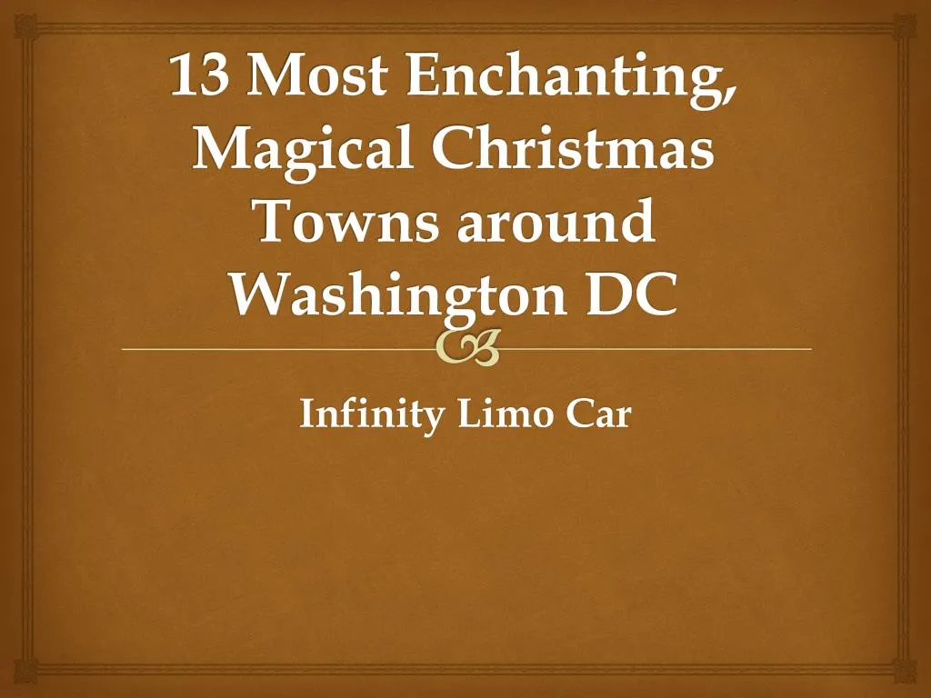 13 most enchanting magical christmas towns around washington dc