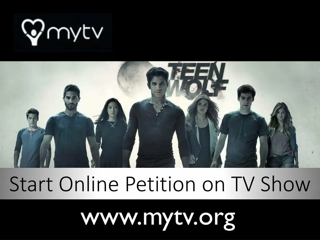 start online petition on tv show