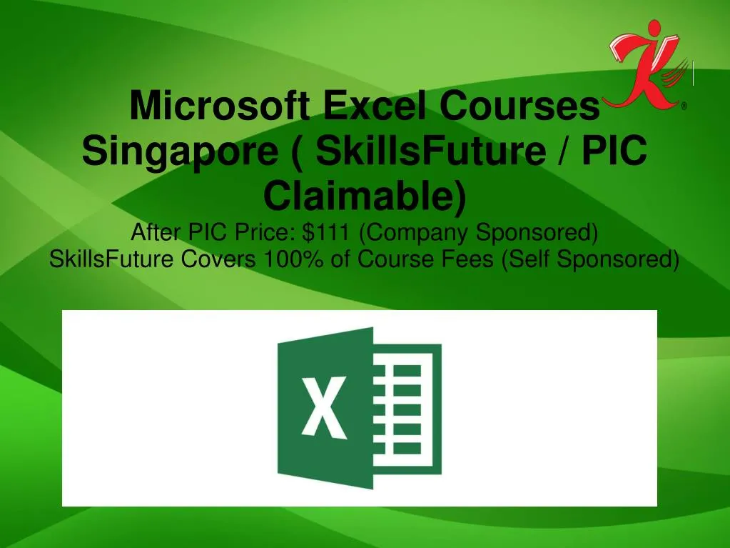 microsoft excel courses singapore skillsfuture