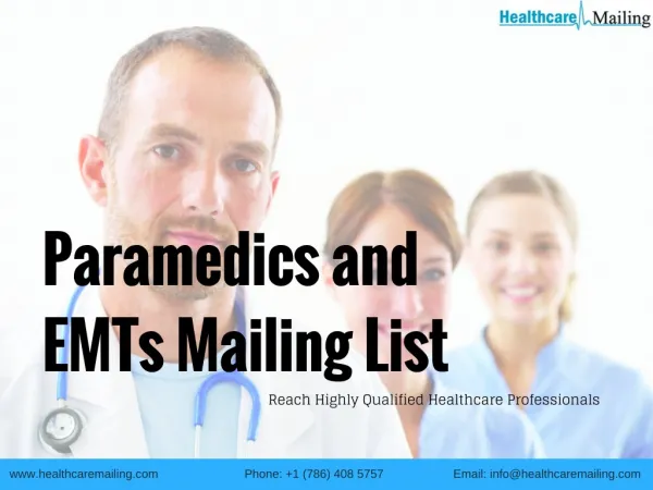 Paramedics and EMTs Mailing List
