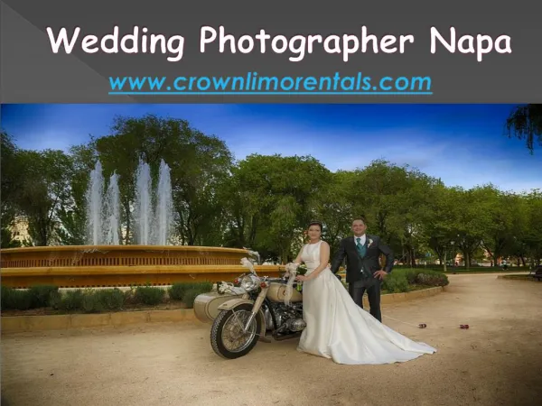 Wedding Photographer Napa Valley