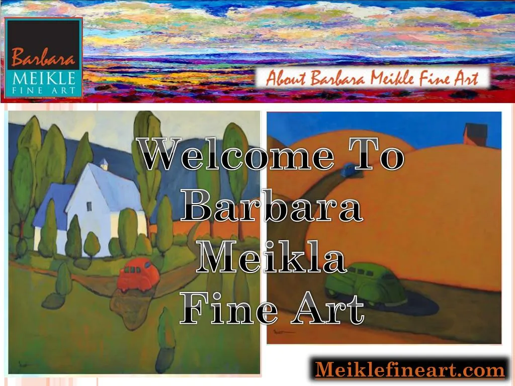 welcome to barbara meikla fine art