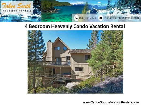 vacation rental homes in South Lake Tahoe