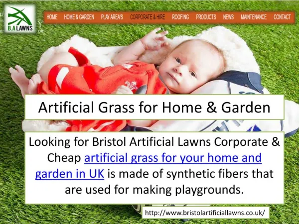 Artificial Grass for Play Area