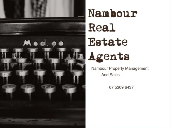 Nambour Real Estate Agents | Property Management and Sales