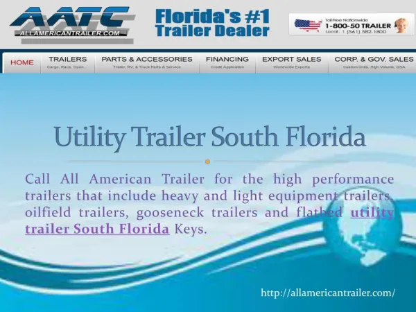 Utility Trailer South Florida