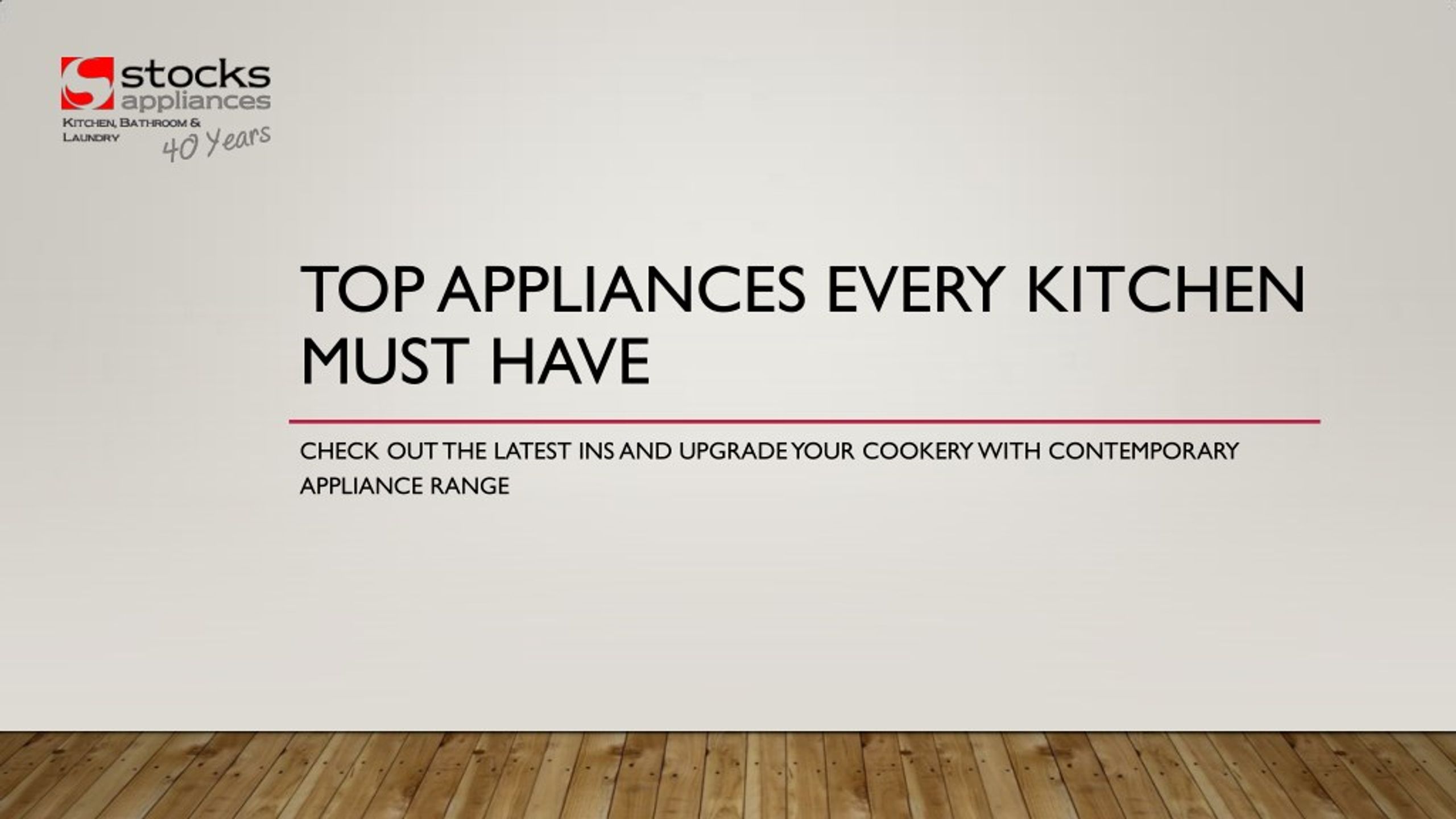 PPT - Top Appliances Every Kitchen Must Have PowerPoint Presentation ...