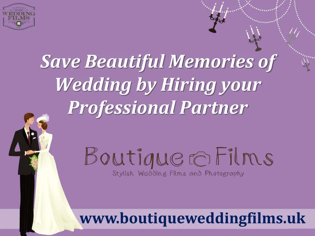 save beautiful memories of wedding by hiring your professional partner