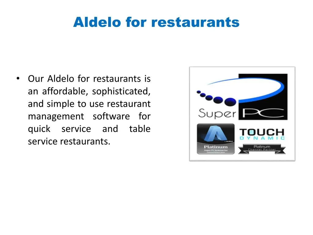 aldelo for restaurants