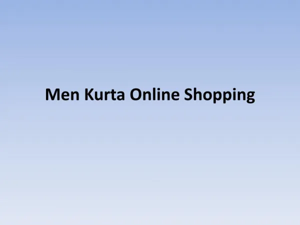 men kurta online shopping india
