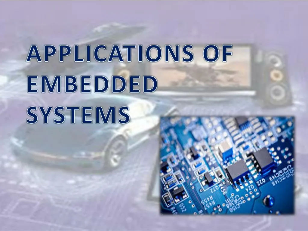applications of embedded systems