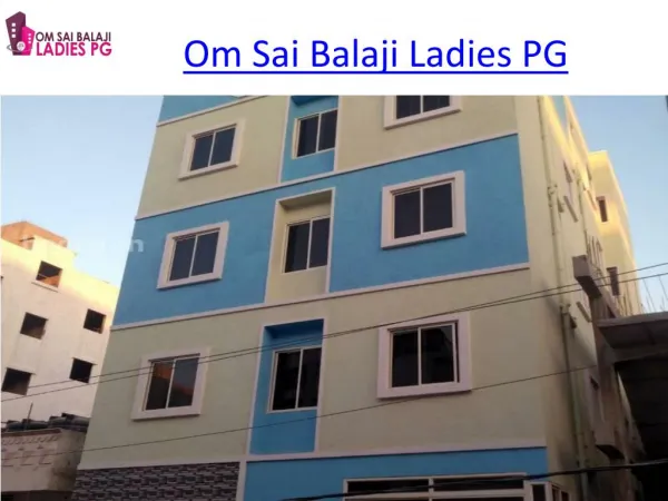 Om Sai Balaji Ladies PG near Christ University