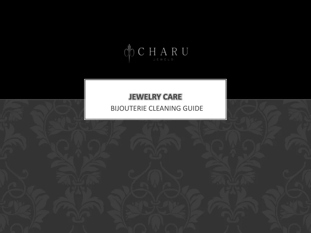 jewelry care