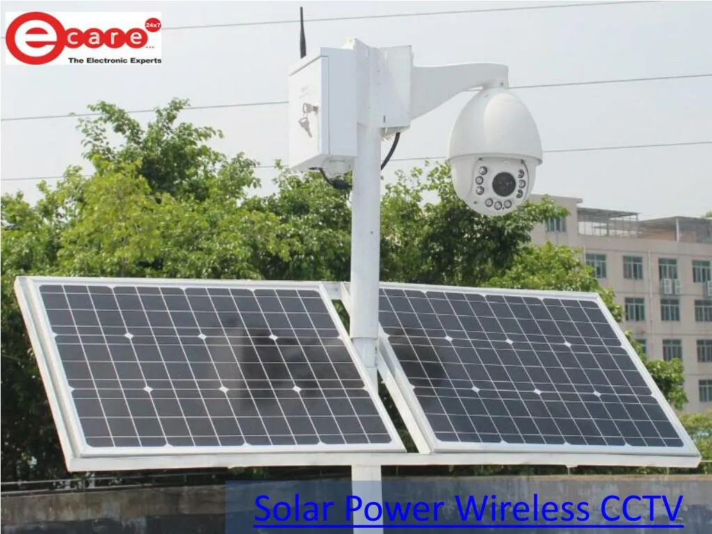solar power wireless cctv