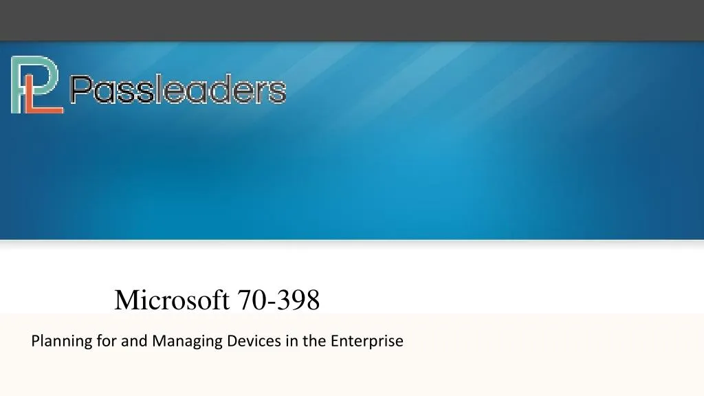 microsoft 70 398 planning for and managing