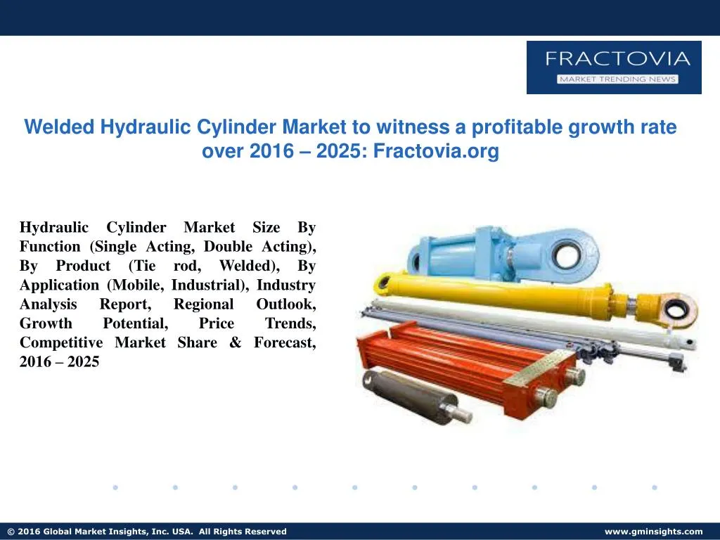 welded hydraulic cylinder market to witness