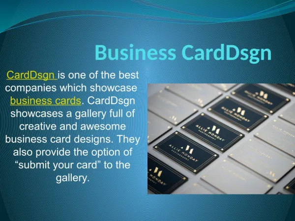 Unique Business Cards