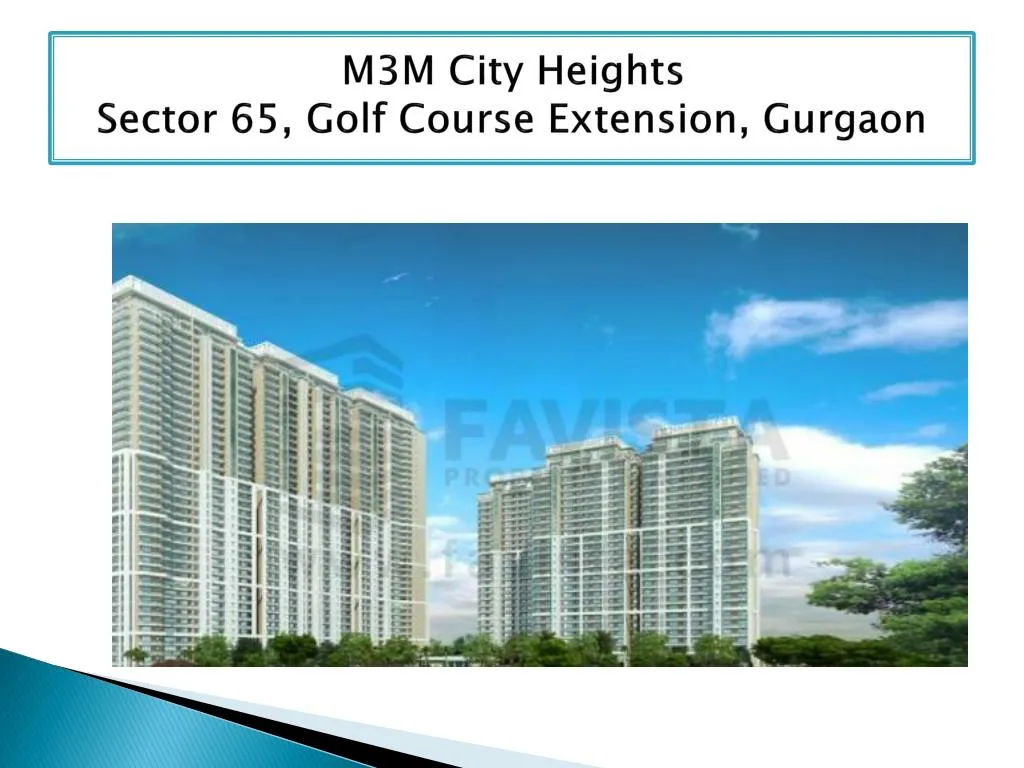 m3m city heights sector 65 golf course extension gurgaon