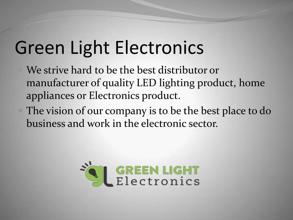 green light electronics
