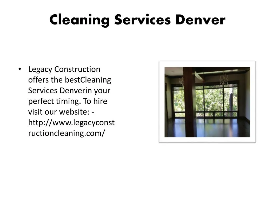 cleaning services denver
