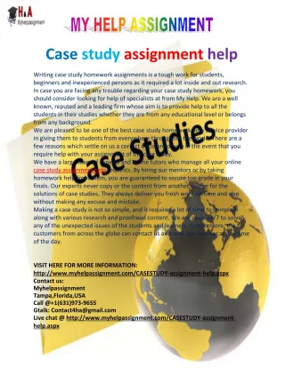 study help assignment