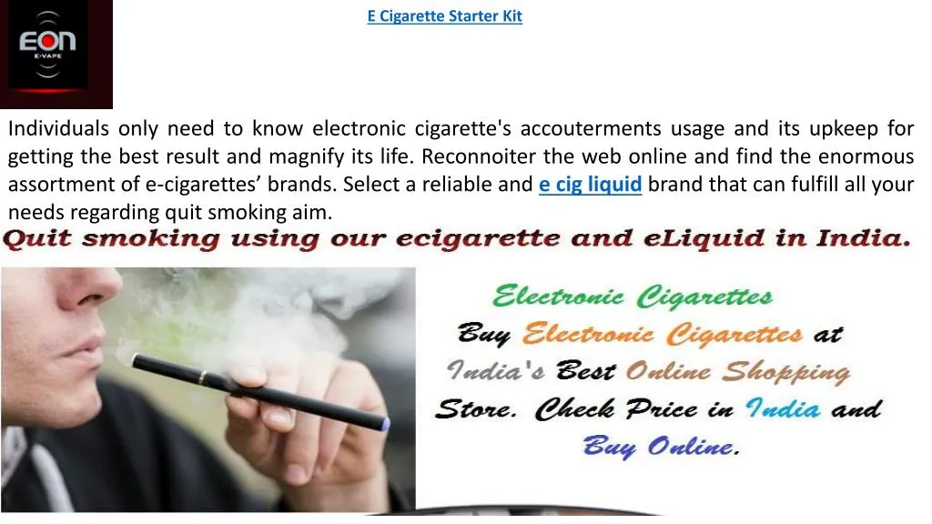 e cigarette starter kit