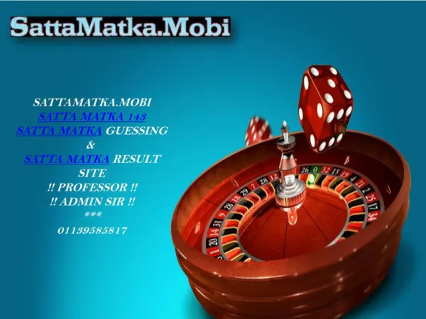 One of the Best Satta Matka Game Provider