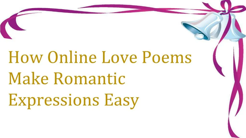 how online love poems make romantic expressions easy