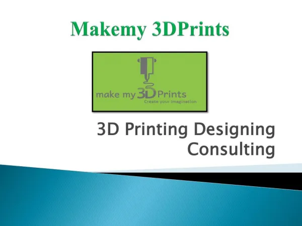 3d Printing Design Services India