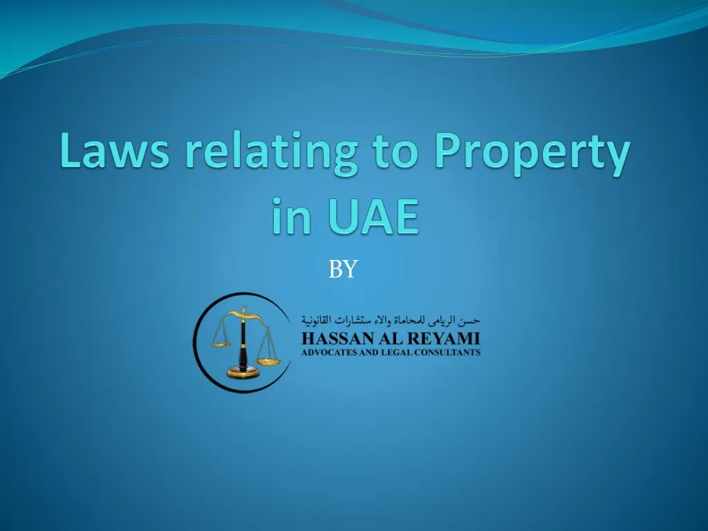 laws relating to property in uae
