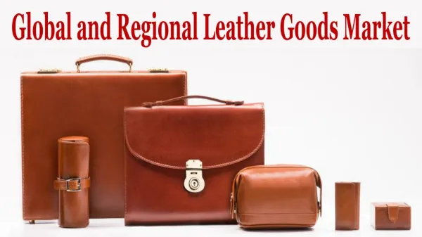 Global and Regional Leather Goods Market