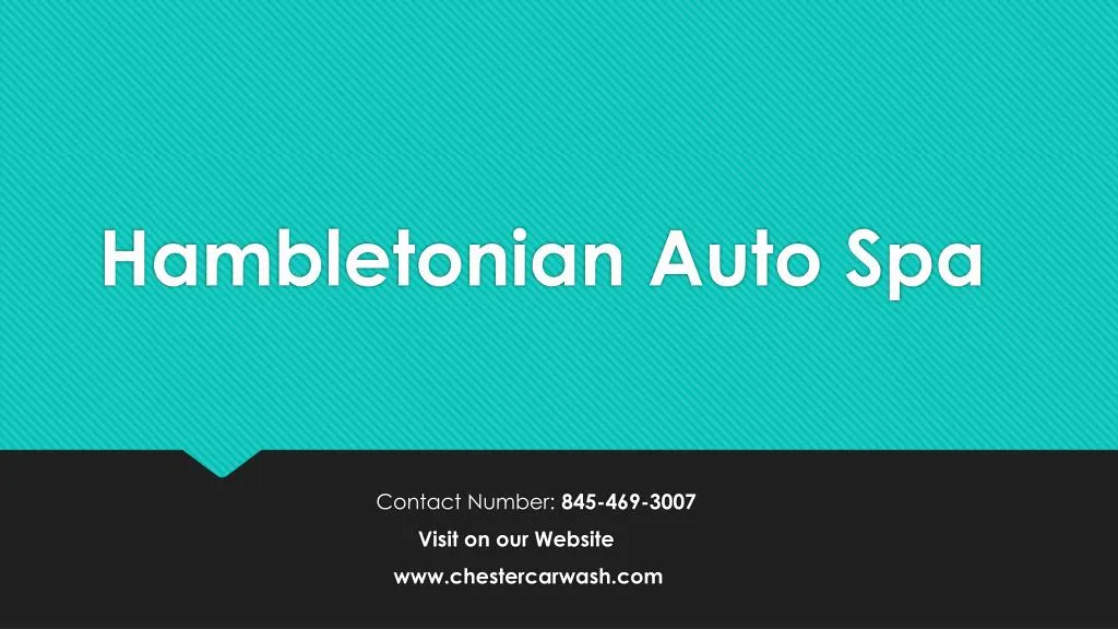 hambletonian auto spa