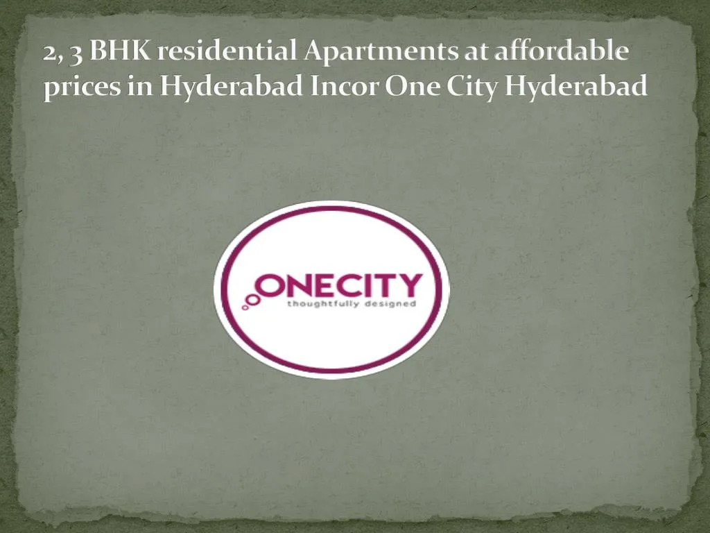 2 3 bhk residential apartments at affordable prices in hyderabad incor one city hyderabad