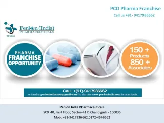 Pcd Pharma Franchise | Pcd Pharma Companies|Penlon - slide 1