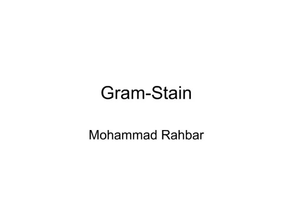 Gram-Stain