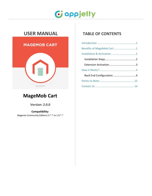 MageMob Cart Android & iOS Application