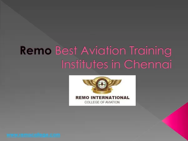 Remo Best Aviation Academy in Chennai
