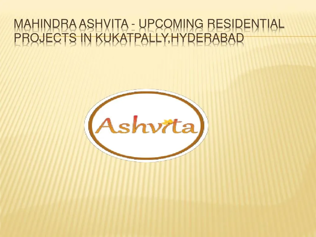 mahindra ashvita upcoming residential projects in kukatpally hyderabad