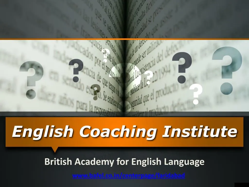 english coaching institute