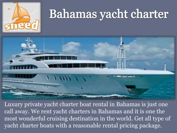 Yacht Charter Nassau Bahamas