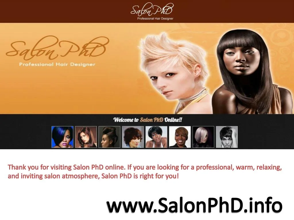 thank you for visiting salon phd online